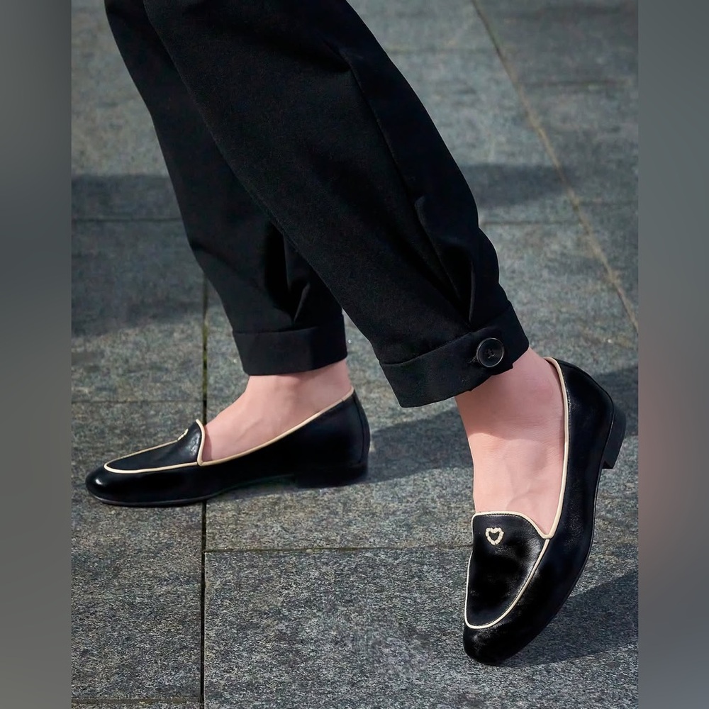 Robert Zur Sweetheart Loafer Black True Glove Size 7 1/2 M